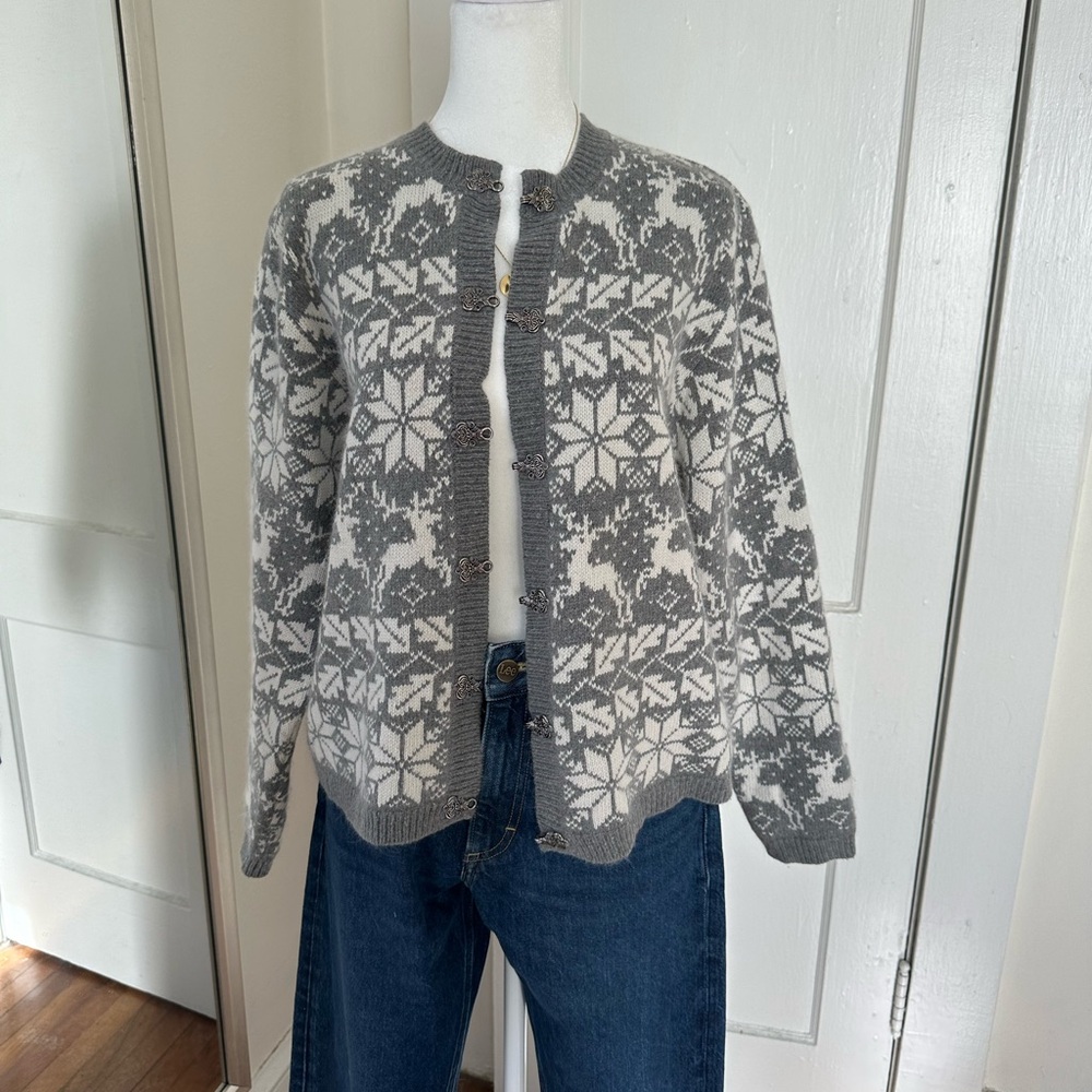 Croft and barrow Nordic style angora sweater